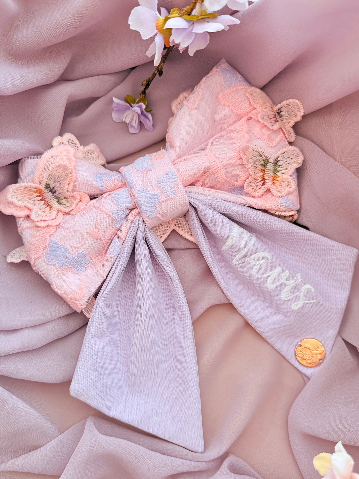 The Mavis Bow 🌸💜